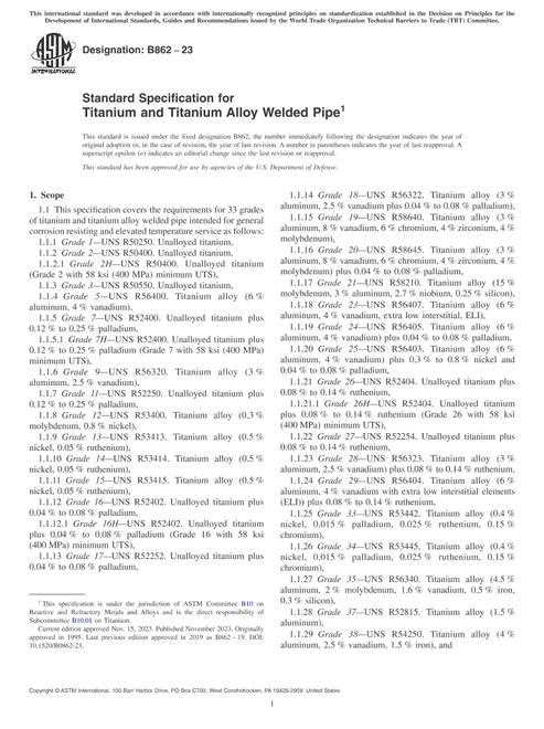 ASTM B862-23 pdf