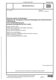 DIN CEN/TR 1591-2 pdf