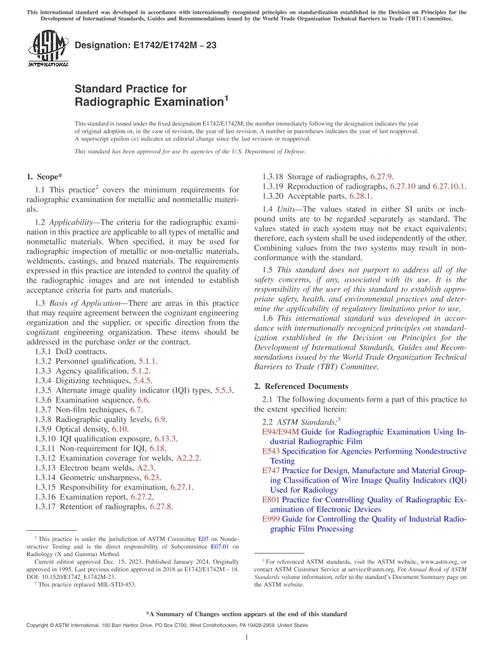 ASTM E1742/E1742M-23 pdf