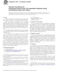 ASTM C627-18(2024) pdf