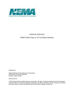 NEMA BS 31049-2024 pdf