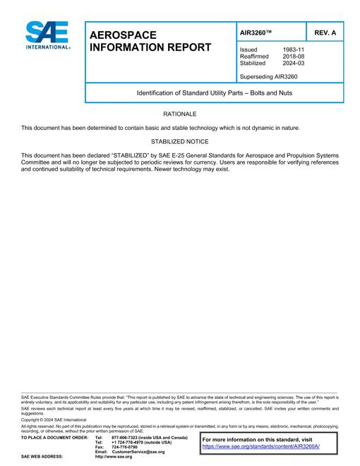 SAE AIR3260A pdf