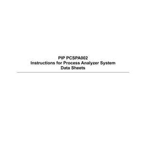 PIP PCSPA002 pdf