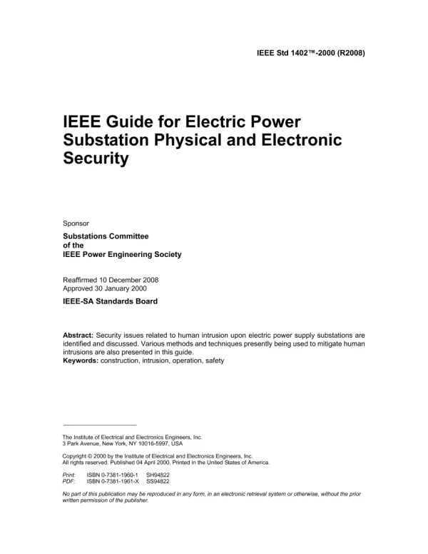 IEEE 1402-2000 pdf