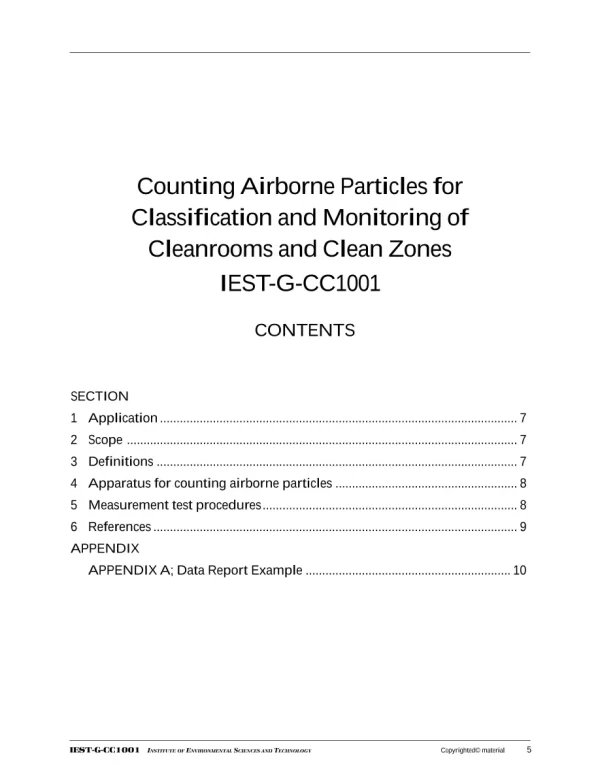 IEST G-CC1001 pdf