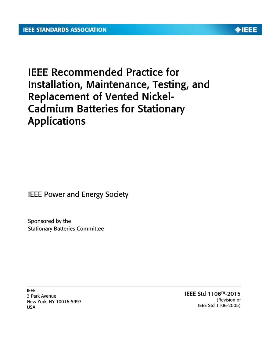 IEEE 1106-2015 pdf