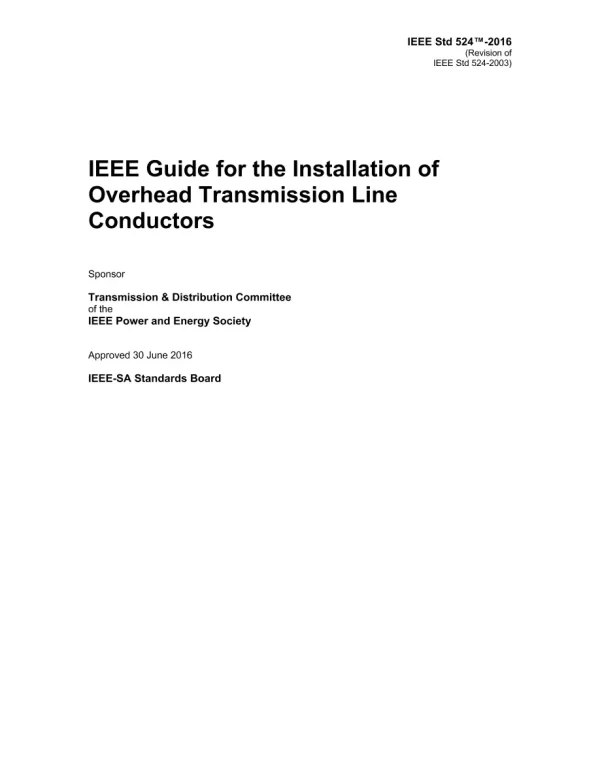 IEEE 524-2016 pdf