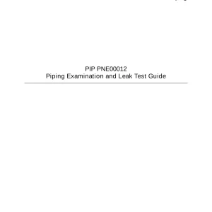 PIP PNE00012 pdf