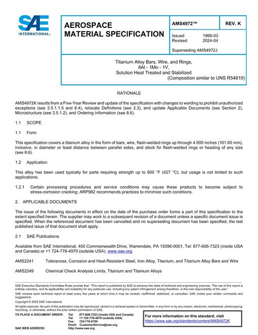 SAE AMS4972K pdf