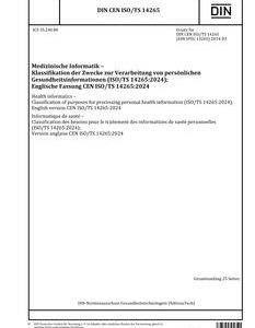 DIN CEN ISO/TS 14265 pdf