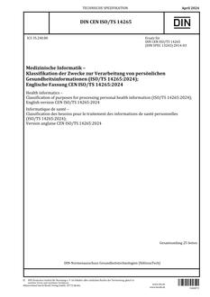 DIN CEN ISO/TS 14265 pdf