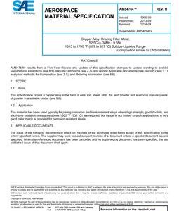 SAE AMS4764H pdf