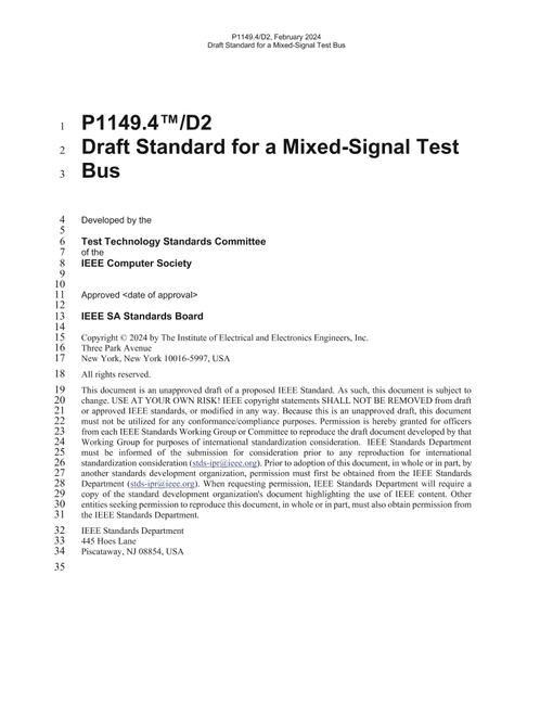 IEEE 1149.4-2024 pdf