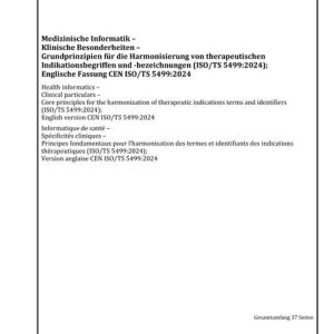 DIN CEN ISO/TS 5499 pdf