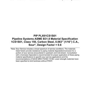 PIP PLX01CS1S01 pdf