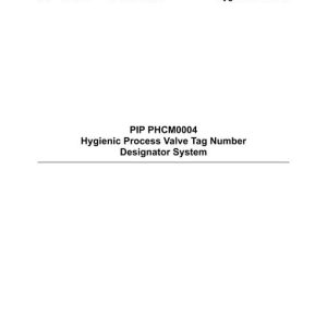 PIP PHCM0004 pdf