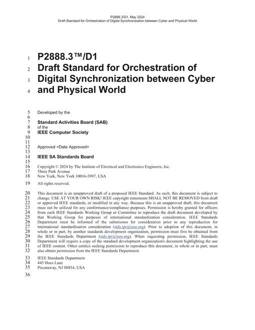 IEEE P2888.3 pdf