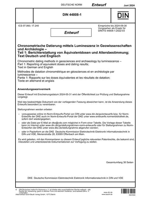 DIN 44808-1 - DRAFT pdf