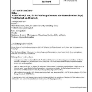 DIN 65429 - DRAFT pdf