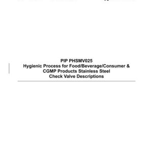 PIP PHSMV025 pdf