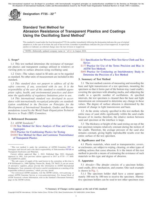 ASTM F735-22e1 pdf