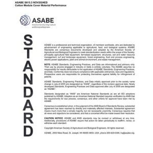 ASAE/ASABE S615.3 pdf