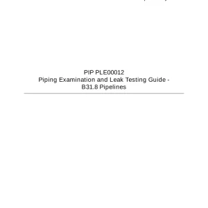 PIP PLE00012 pdf