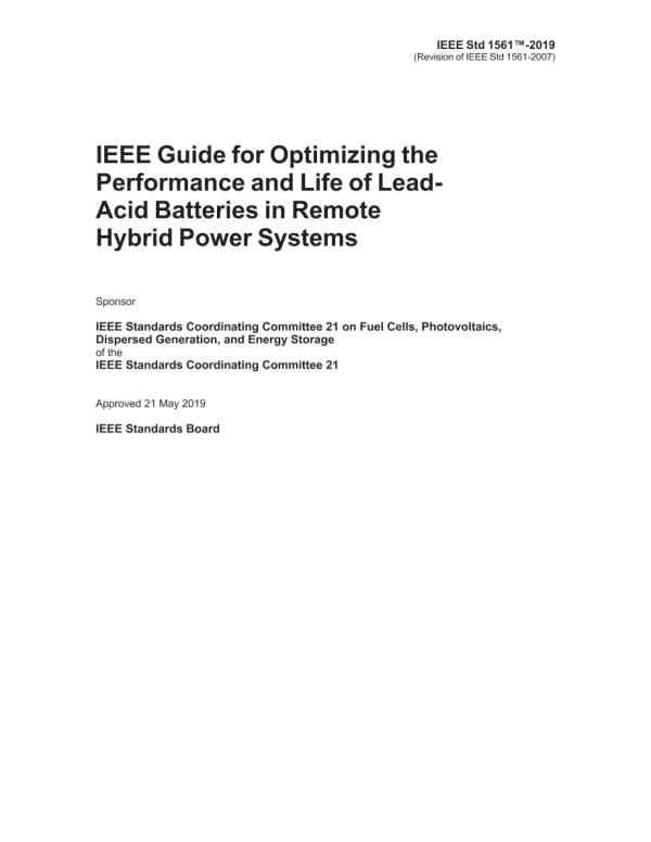 IEEE 1561-2019 pdf