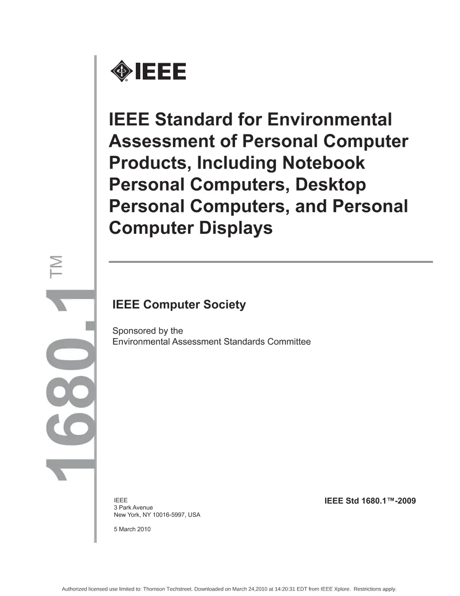 IEEE 1680.1-2009 pdf