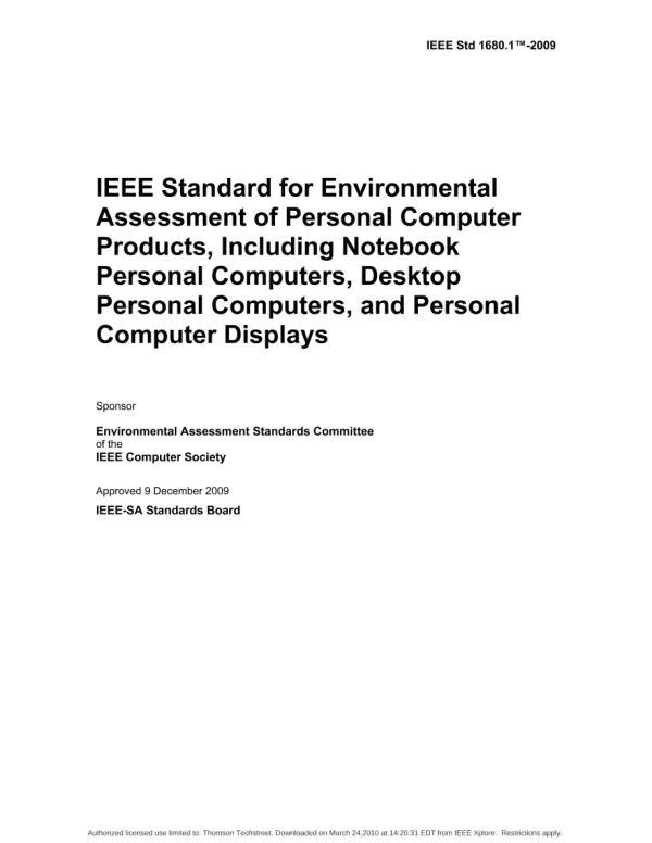 IEEE 1680.1-2009 pdf