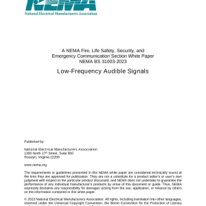 NEMA BS 31003-2022 pdf