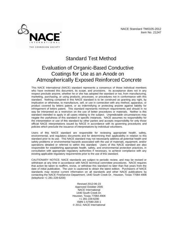 NACE TM0105-2012 pdf