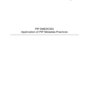 PIP DMEDC001 pdf