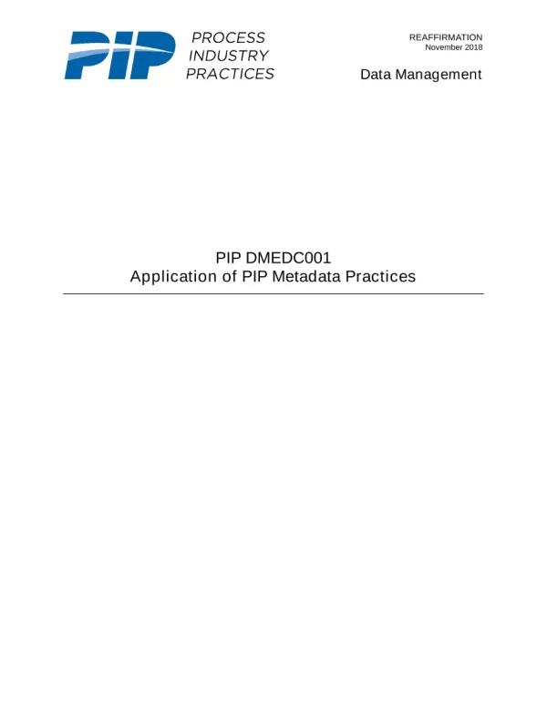 PIP DMEDC001 pdf