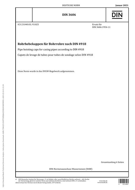 DIN 3606:2021 pdf