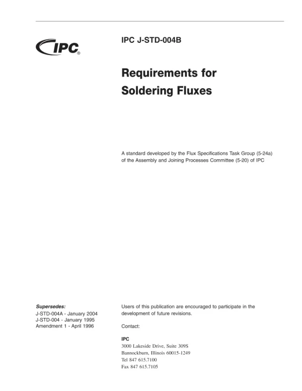 IPC J-STD-004B pdf