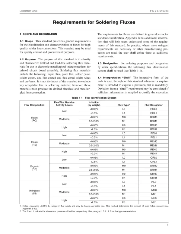 IPC J-STD-004B pdf