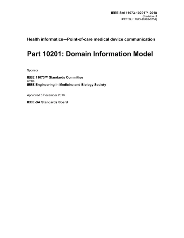 IEEE 11073-10201-2018 pdf