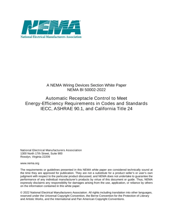 NEMA BI 50002-2022 pdf