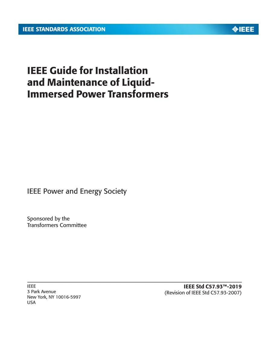 IEEE C57.93-2019 pdf