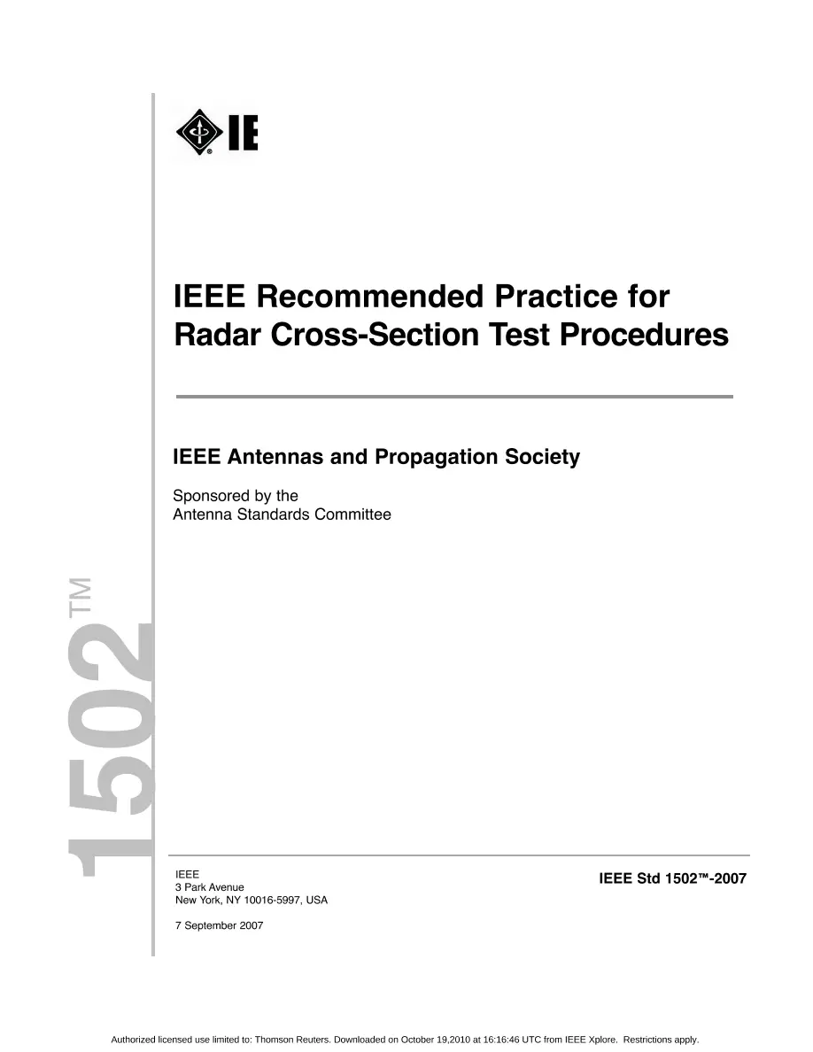 IEEE 1502-2007 pdf