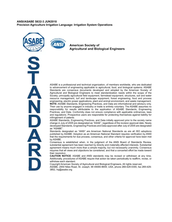 ASAE/ASABE S632-3 (R2022) pdf