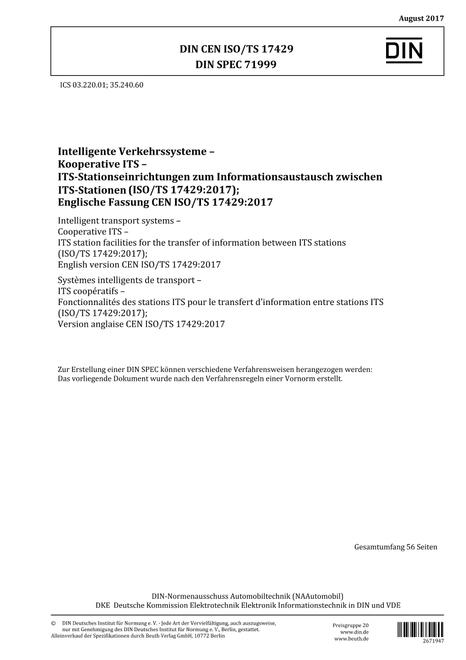 DIN CEN ISO/TS 17429:2017 pdf