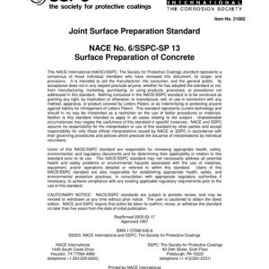 NACE No. 6/SSPC-SP 13 pdf