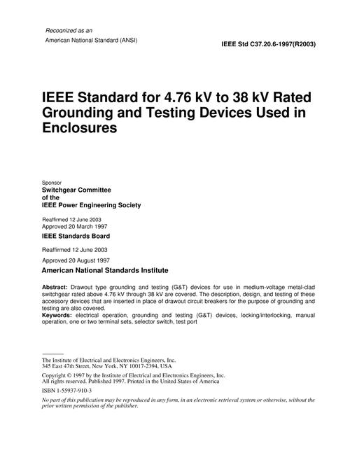 IEEE C37.20.6-1997 pdf