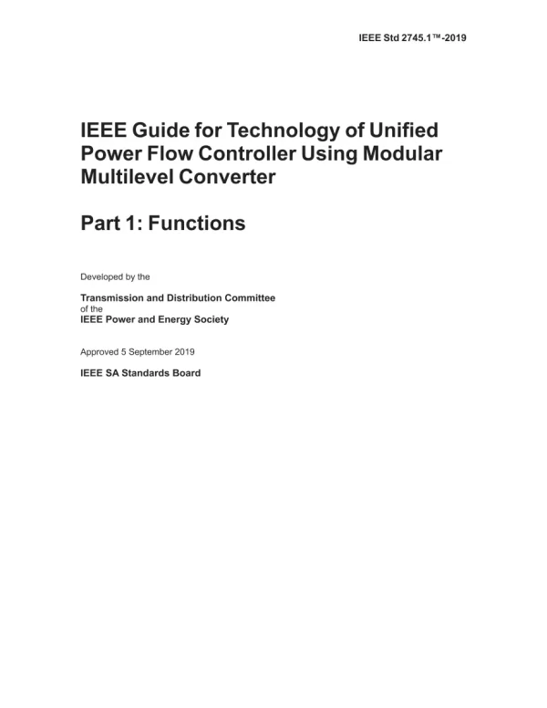 IEEE 2745.1-2019 pdf