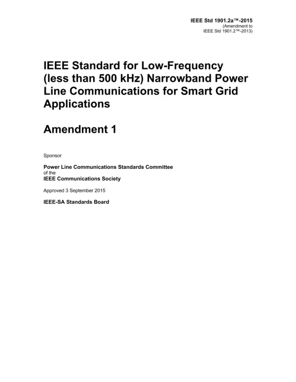 IEEE 1901.2a-2015 pdf