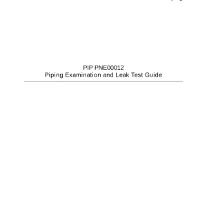 PIP PNE00012 pdf