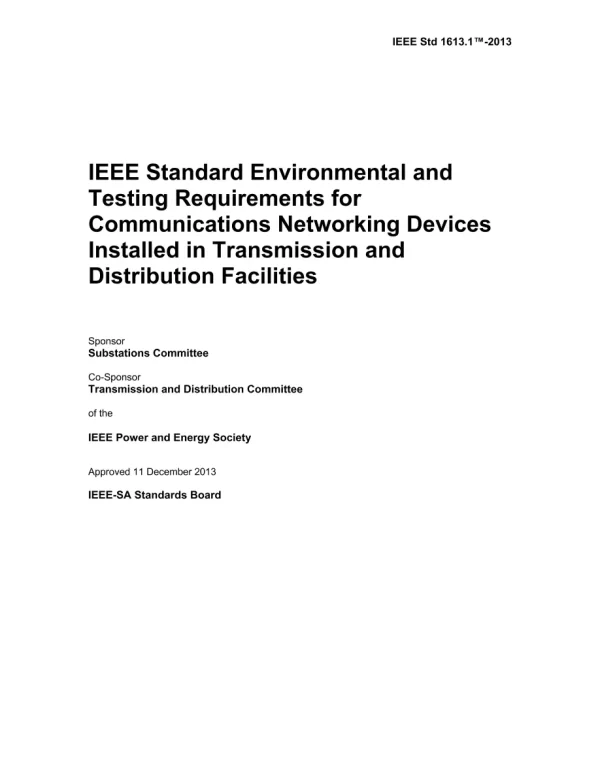 IEEE 1613.1-2013 pdf