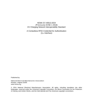 NEMA EV 40013-2024 pdf